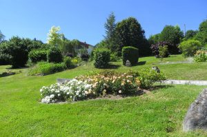 Le chalet de warren - vue du parc