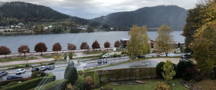 Vue superbe sur le lac