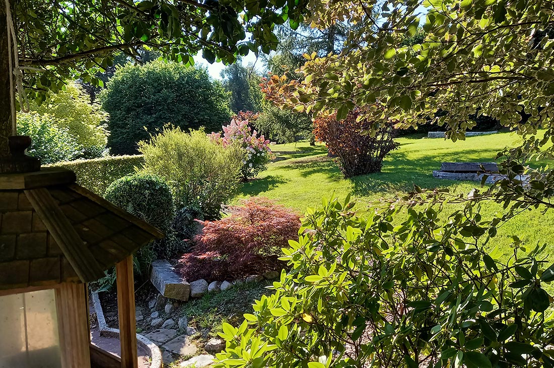 Le chalet de Warren en 2025 - vue du parc